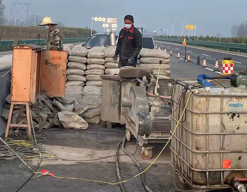 南区街道高速路病害处理